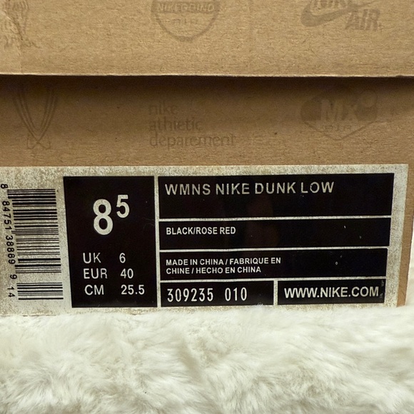 Nike Black and Pink Dunk High Heel Sneakers - Picture 10 of 10